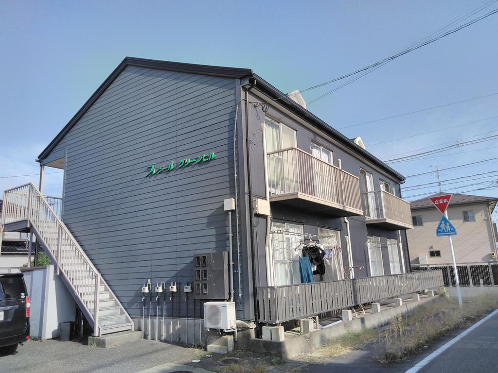 酒田市若竹町３DKアパートの建物外観