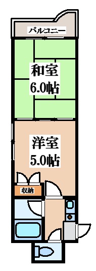 エンゼルハイツ小阪本町の間取り