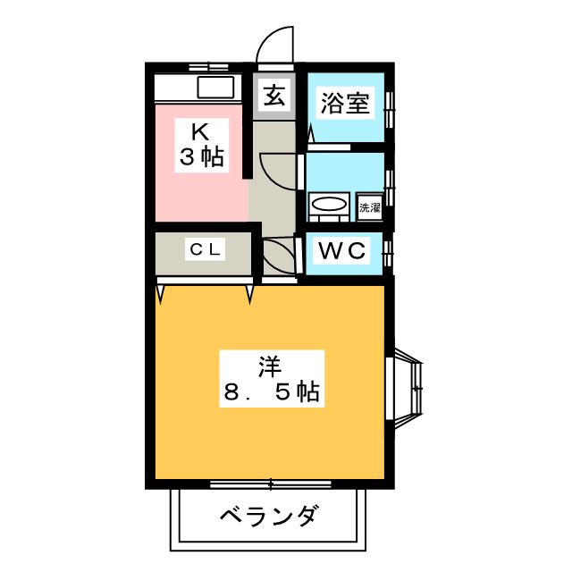 ワールドハイツ５番館の間取り