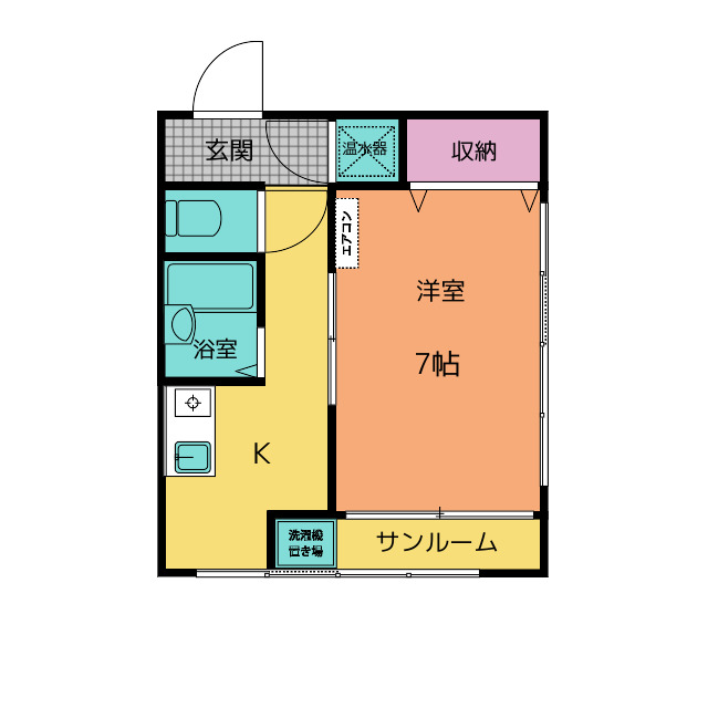 ウスダビルの間取り