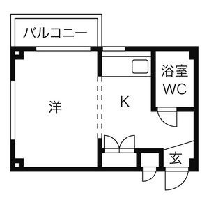 シングルハイツ八事の間取り