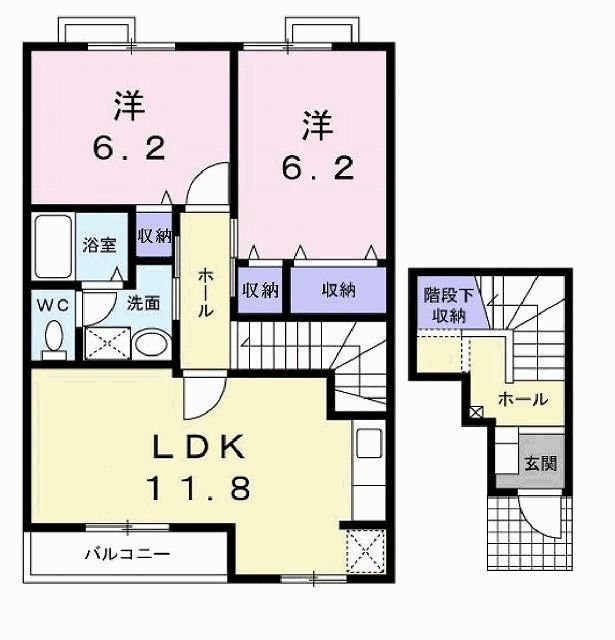 ラフィネシャトレーII番館Ｂの間取り