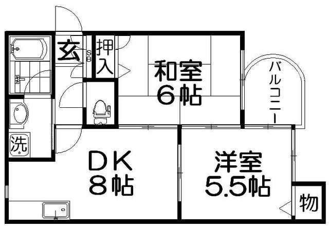 幾野パレーテの間取り