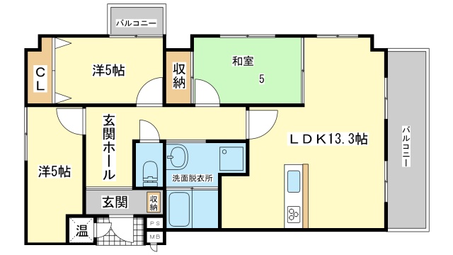 ビューティフルライフの間取り