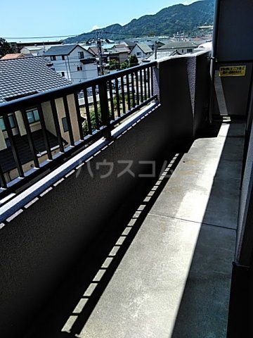 【富士市松本のマンションのバルコニー】