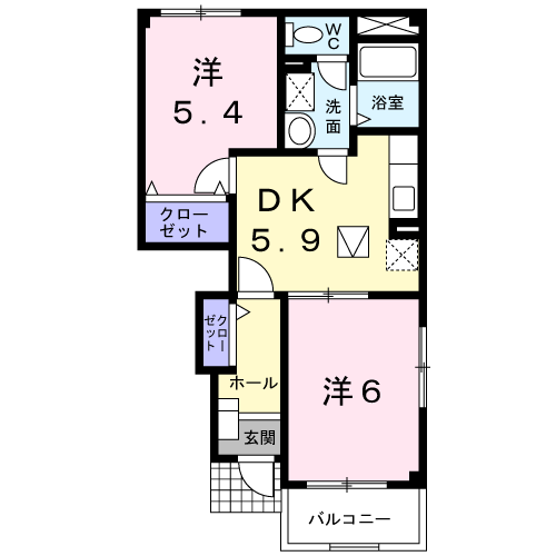 ライラックIIの間取り