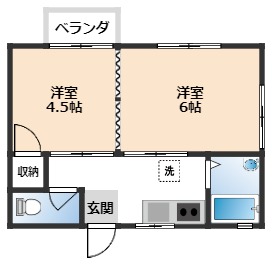 グリーンハイツの間取り