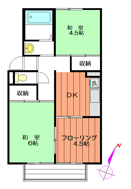 グリーンビュー5の間取り