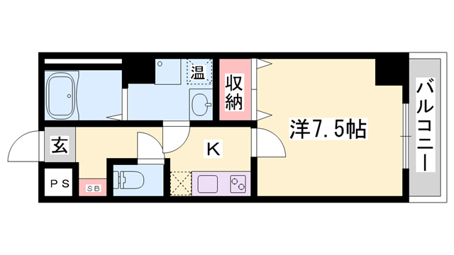 レジデンスM姫路の間取り