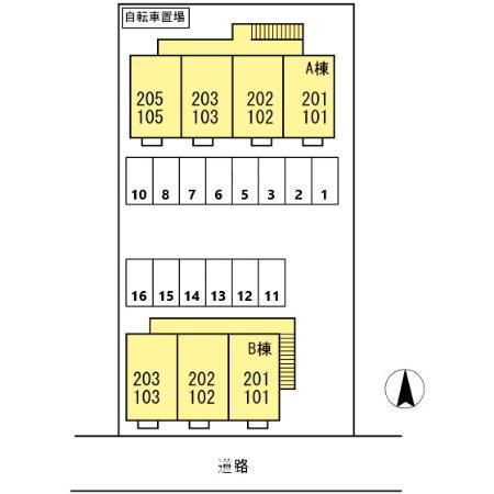 【豊橋市馬見塚町のアパートのその他】