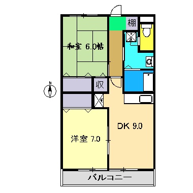 ライフ21の間取り