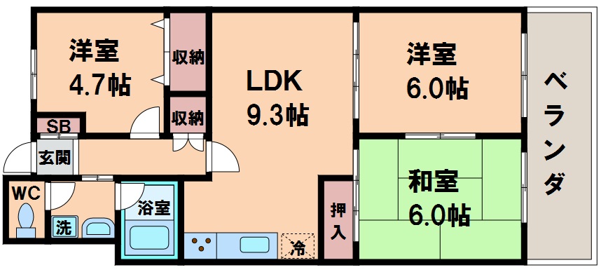 パピネスの間取り