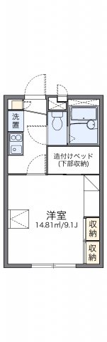 レオパレス落合の間取り