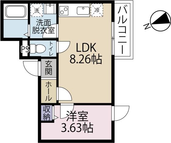 GranSuite Motoomachiの間取り