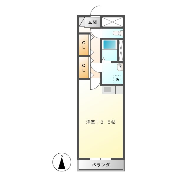 ミカーサ安島の間取り