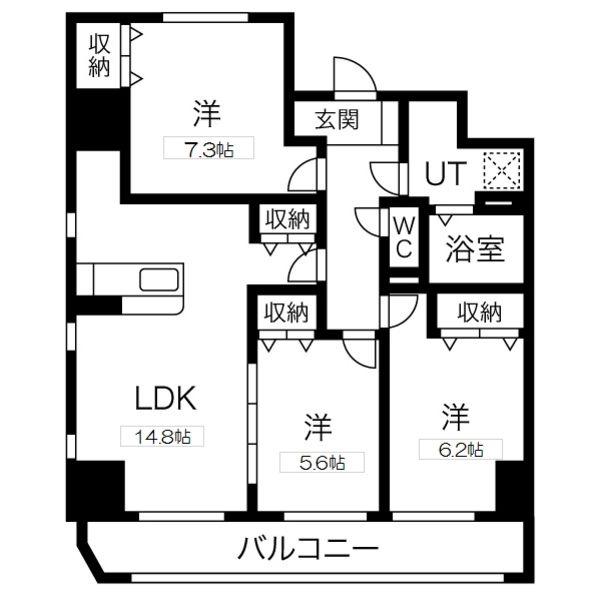 アマルフィーノの間取り