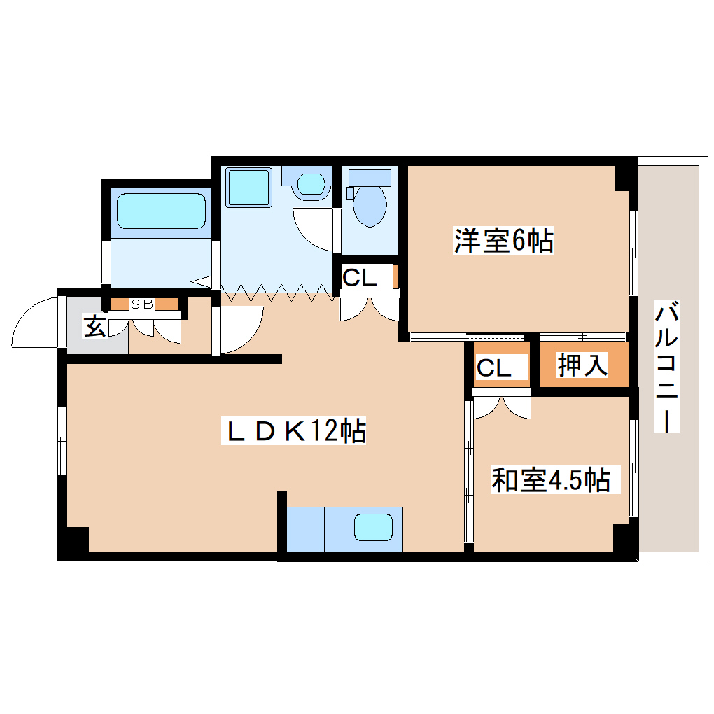 花園レジデンスの間取り