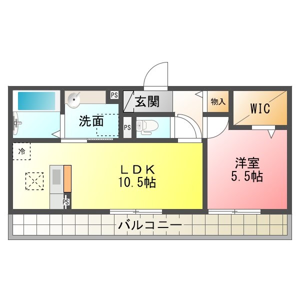 サンハイムの間取り写真