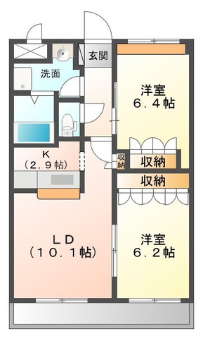 フルスパッセン　Cの間取り