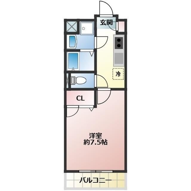 所沢市東所沢和田のマンションの間取り