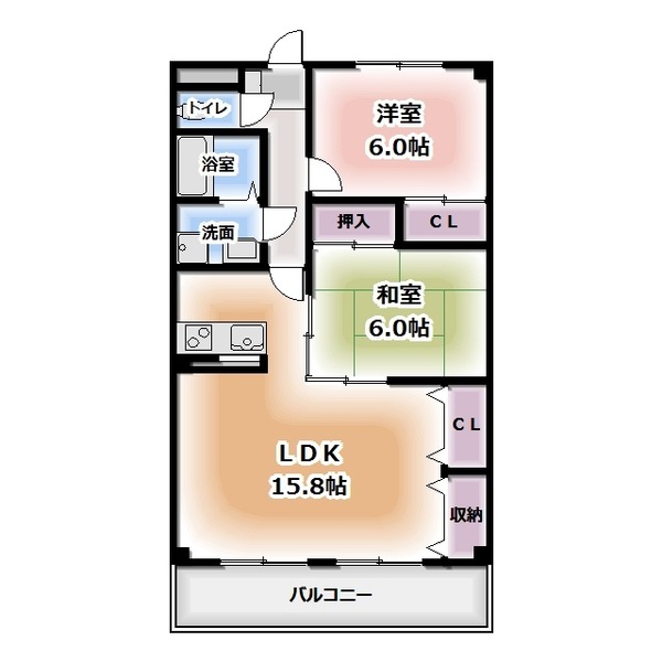 第一ヤマサマンションの間取り