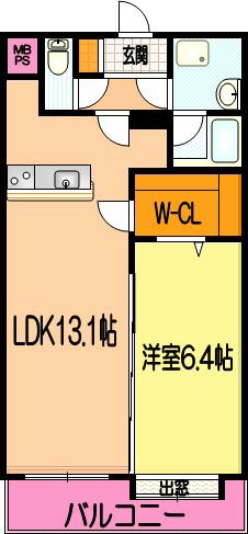 リュミエール世安の間取り