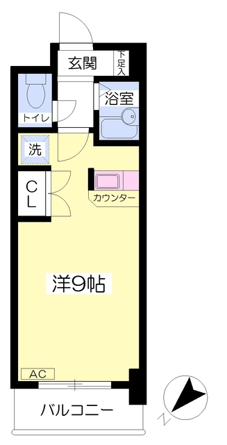 グローリー門司駅前の間取り