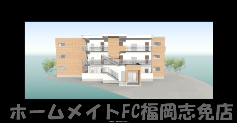 糟屋郡粕屋町大字上大隈のマンションの建物外観