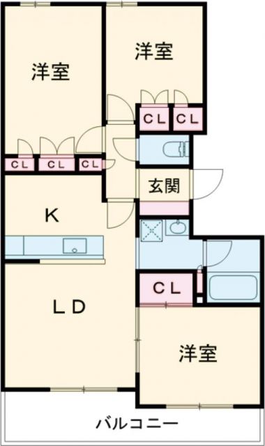 パインフィールド洛西の間取り