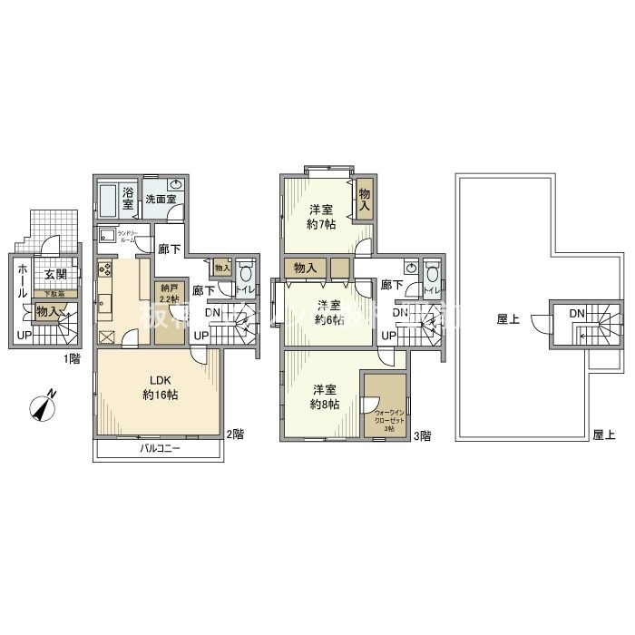 小茂根戸建の間取り