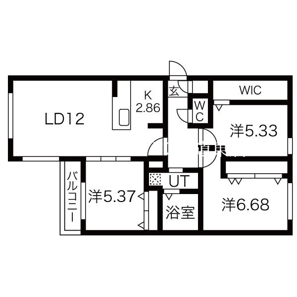 グレイス北16条の間取り