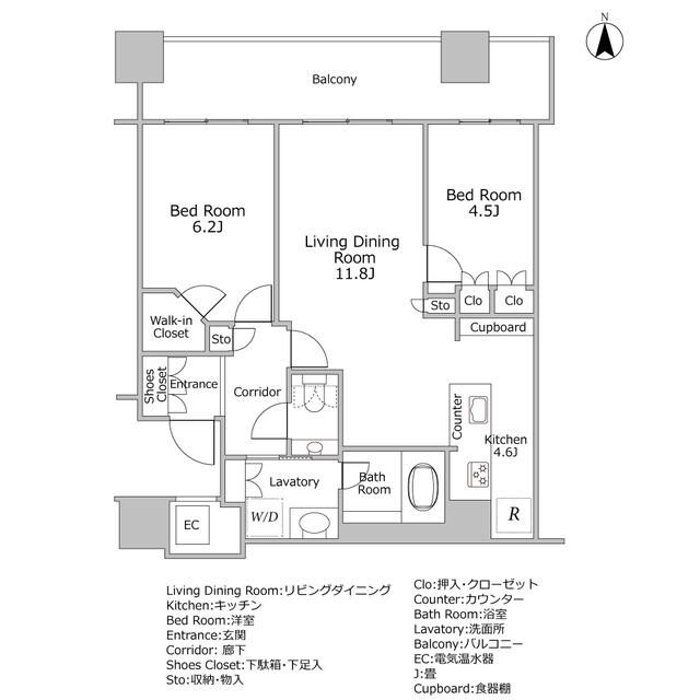 ブランズ四番町の間取り