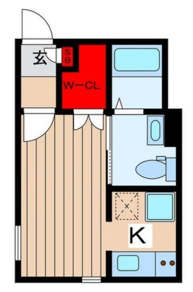 さいたま市岩槻区加倉のアパートの間取り