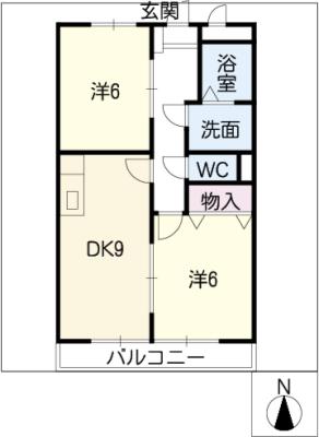 CRESCENT COURT曽我の間取り