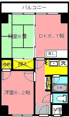 【ビラデステ伊佐津の間取り】