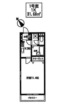 米ケ袋ベルサンテの間取り