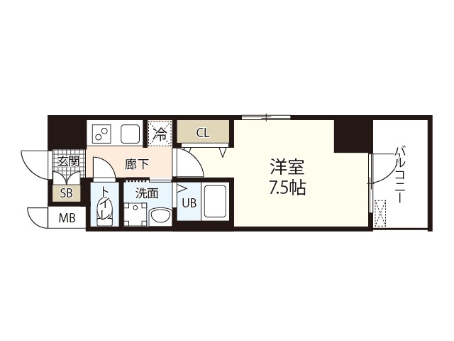 S-RESIDENCE表町の間取り