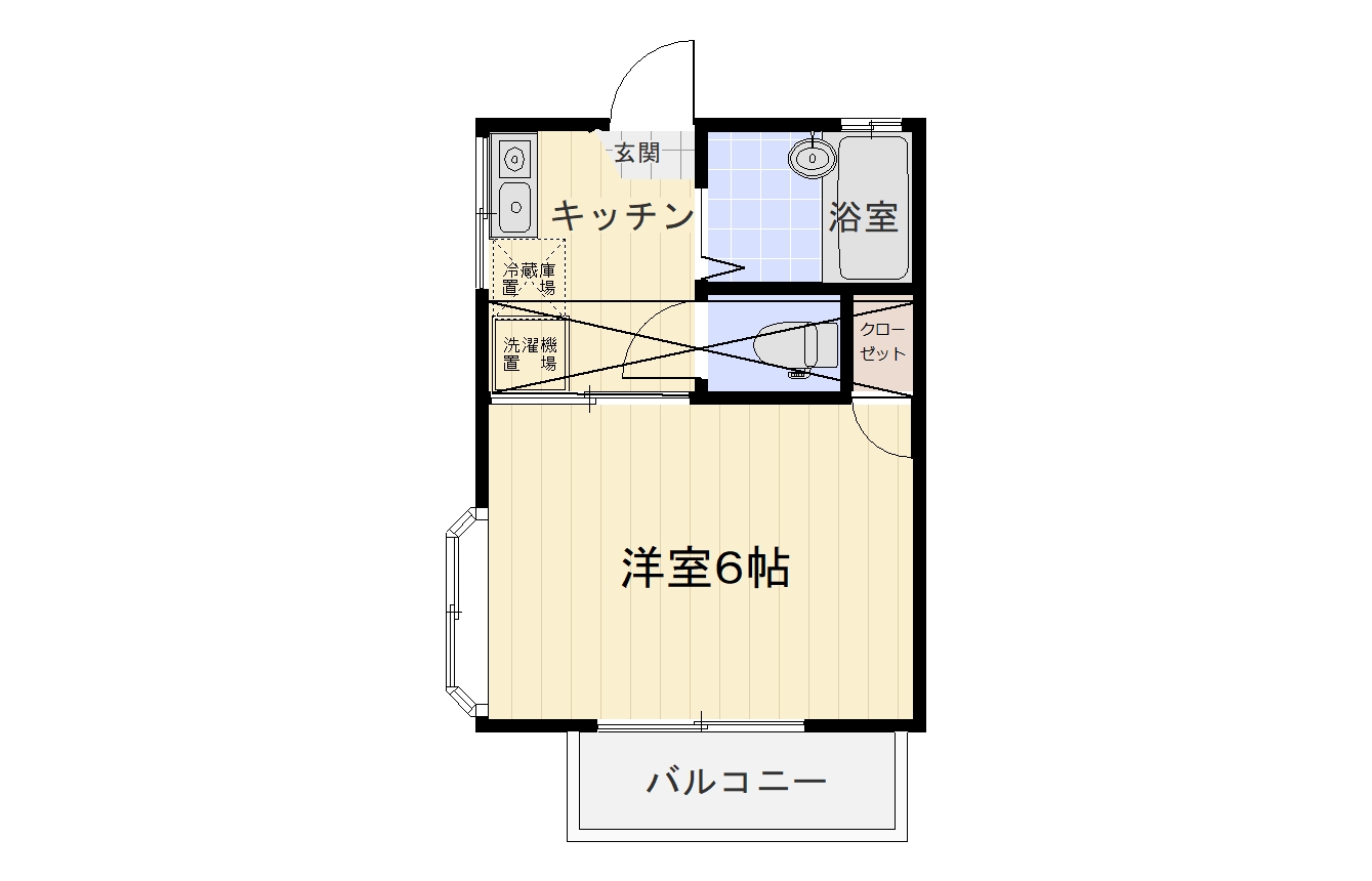 ノースタウン藤原の間取り