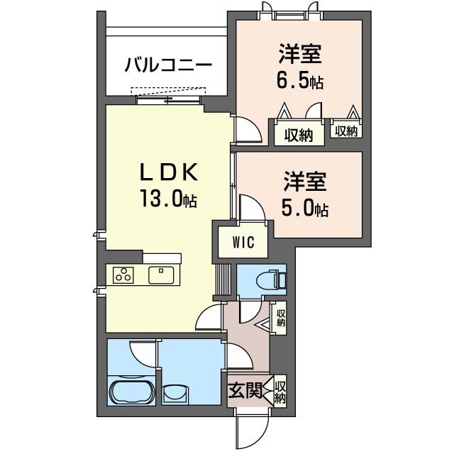 プラッツ長後の間取り