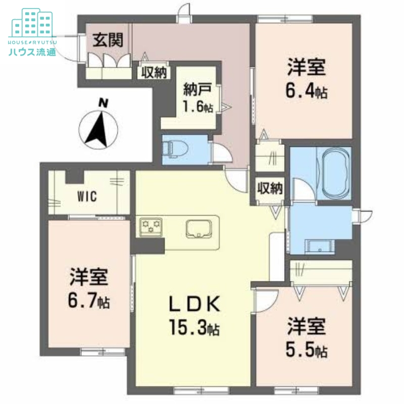 諫早市天満町のマンションの間取り