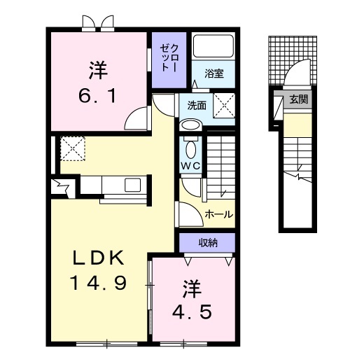 カルクオーレの間取り