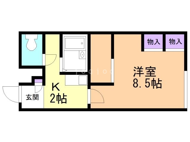 レオパレスポラリスの間取り