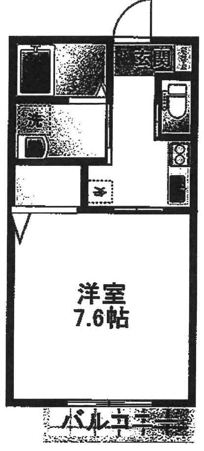 姫路市神子岡前のアパートの間取り