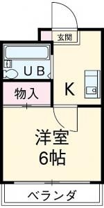 大府市共和町のマンションの間取り