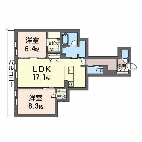 ［シャーメゾン］シティプラザ長者の間取り