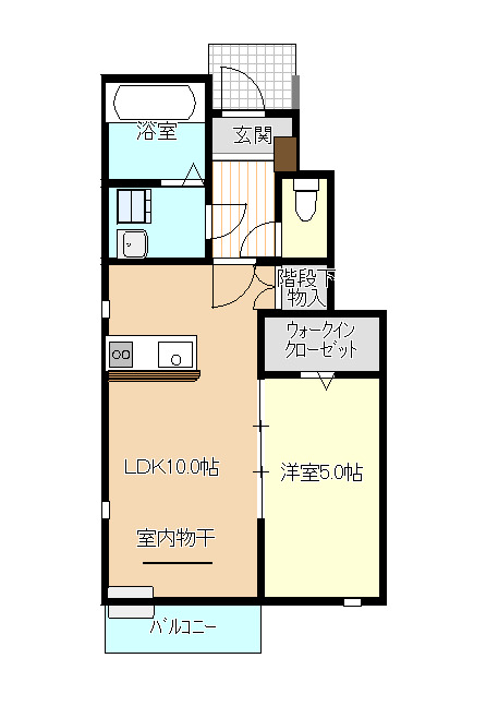 レトワールIIBの間取り