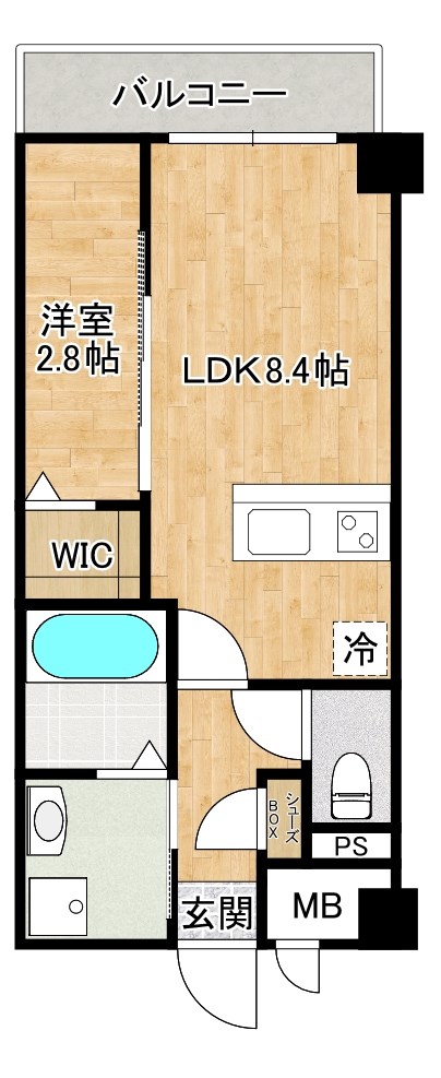 レジェンド紺屋町IIの間取り