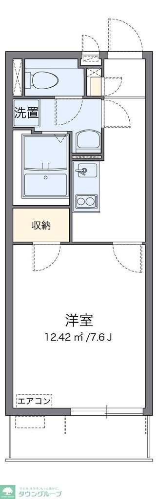 草加市青柳のマンションの間取り