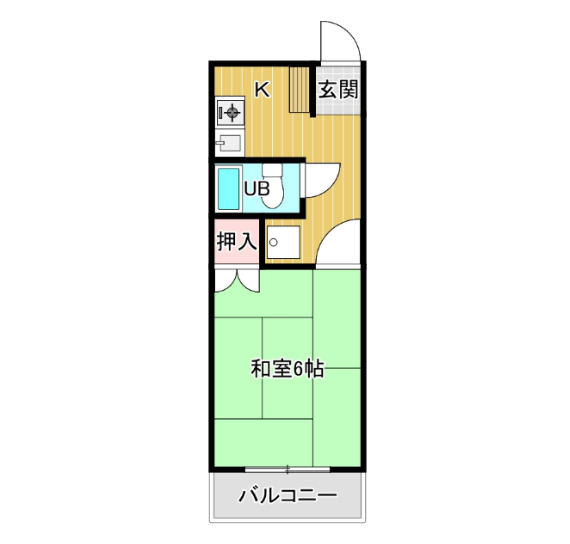 コーポ梅白の間取り