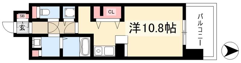 プレサンス錦エボリューションの間取り